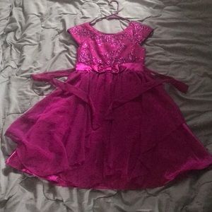 Purple formal dress